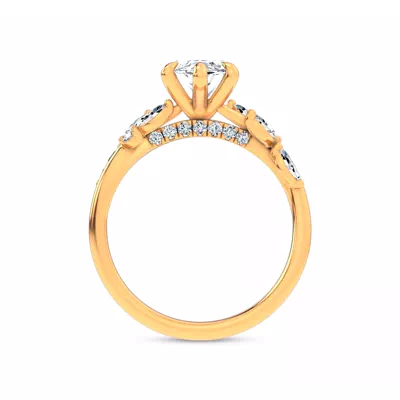 Lea Nature-Inspired Engagement Ring