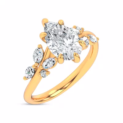 Lea Nature-Inspired Engagement Ring