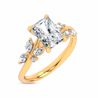 Lea Nature-Inspired Engagement Ring
