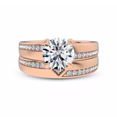 Mirrored Pavé Band by Christian Siriano