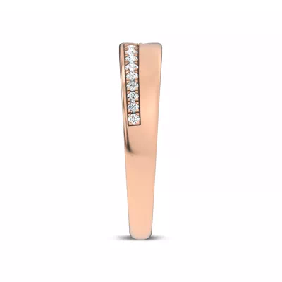 Mirrored Pavé Band by Christian Siriano