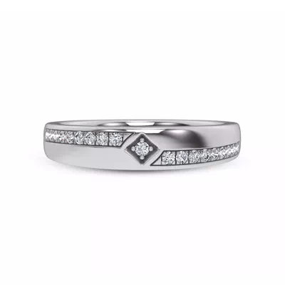 Mirrored Pavé Band by Christian Siriano