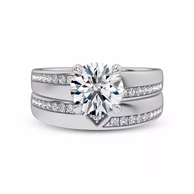 Mirrored Pavé Band by Christian Siriano