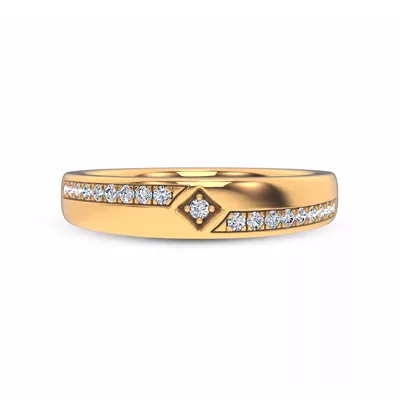 Mirrored Pavé Band by Christian Siriano