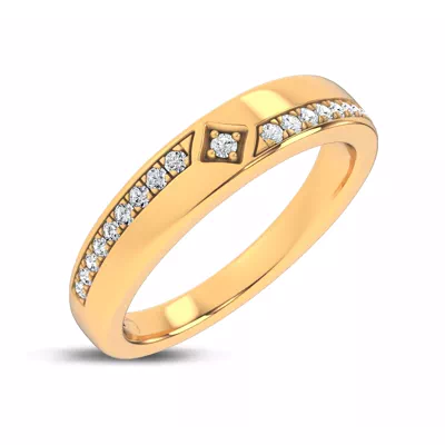 Mirrored Pavé Band by Christian Siriano
