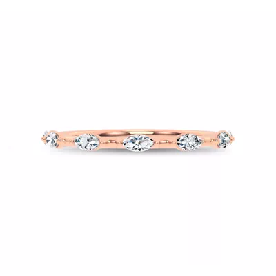 Starlight Spaced Marquise Diamond Band