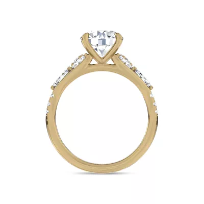Opera Knife-Edge Engagement Ring by Christian Siriano