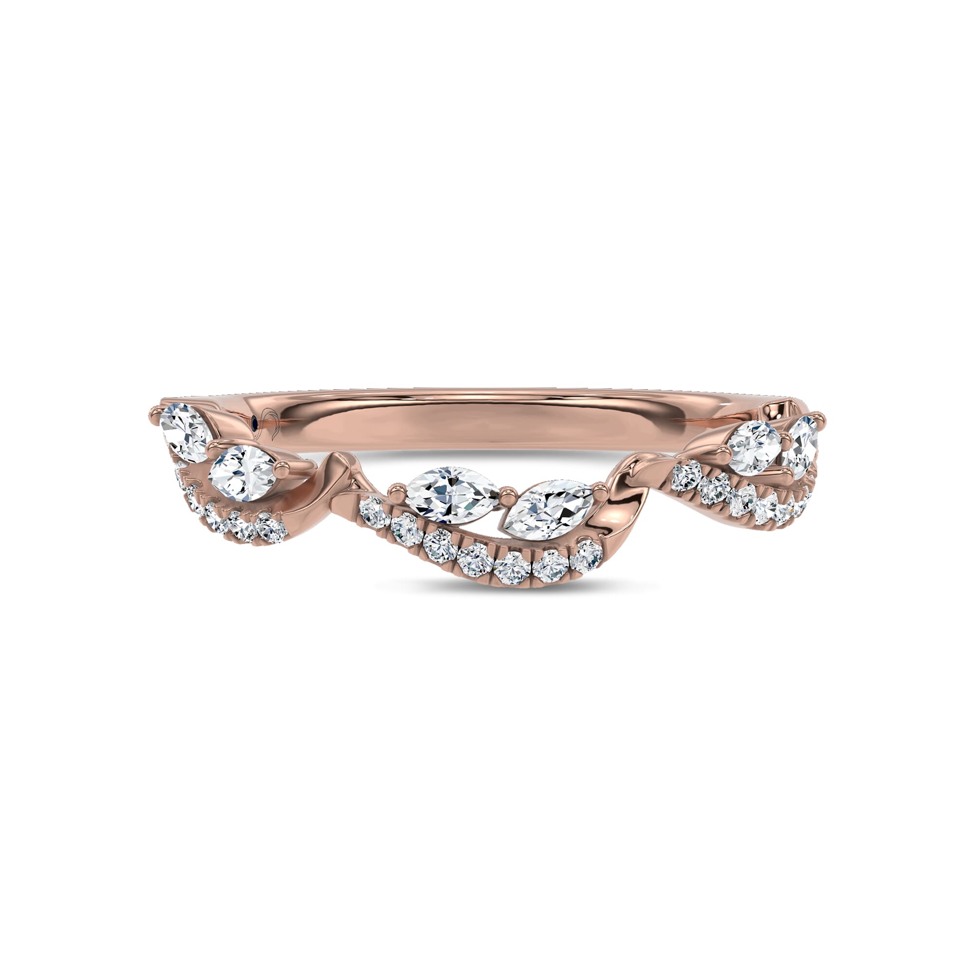 Opera Knife-Edge Lab Engagement Ring by Christian Siriano