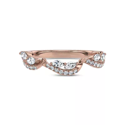 Opera Knife-Edge Lab Engagement Ring by Christian Siriano