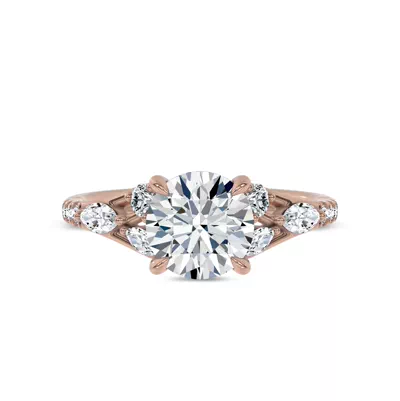 Opera Knife-Edge Engagement Ring by Christian Siriano