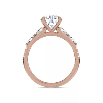 Opera Knife-Edge Engagement Ring by Christian Siriano