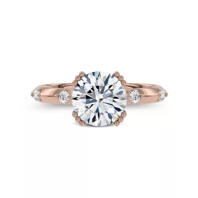 Opera Knife-Edge Lab Engagement Ring by Christian Siriano