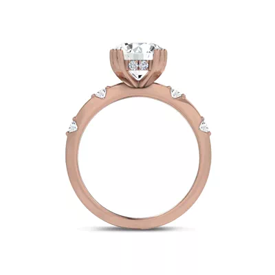 Opera Knife-Edge Engagement Ring by Christian Siriano