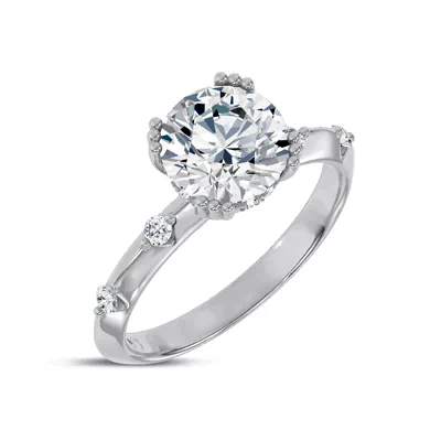 Opera Knife-Edge Engagement Ring by Christian Siriano