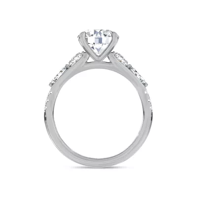 Opera Knife-Edge Engagement Ring by Christian Siriano