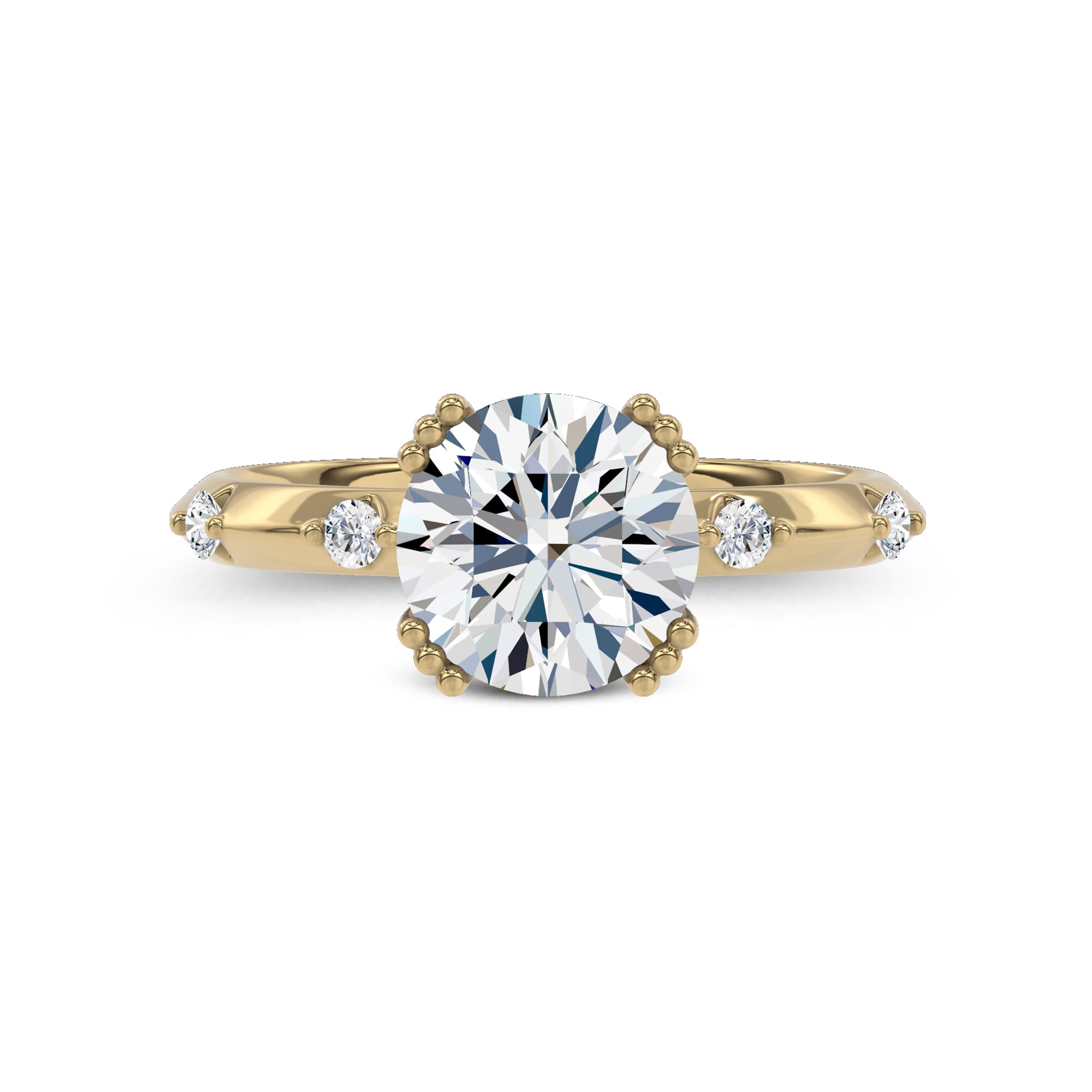 Opera Knife-Edge Engagement Ring by Christian Siriano