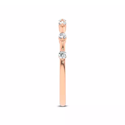Starlight Spaced Round Diamond Band