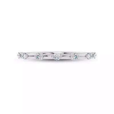 Starlight Spaced Round Diamond Band