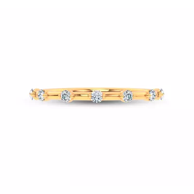 Starlight Spaced Round Diamond Band