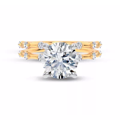 Starlight Spaced Round Diamond Band