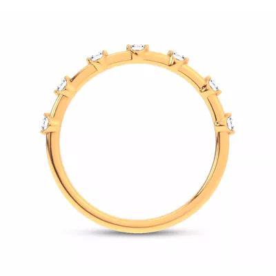 Starlight Spaced Round Diamond Band