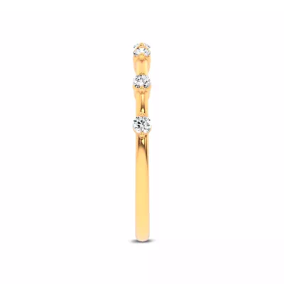 Starlight Spaced Round Diamond Band