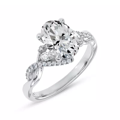 Petal Veil Engagement Ring by Christian Siriano