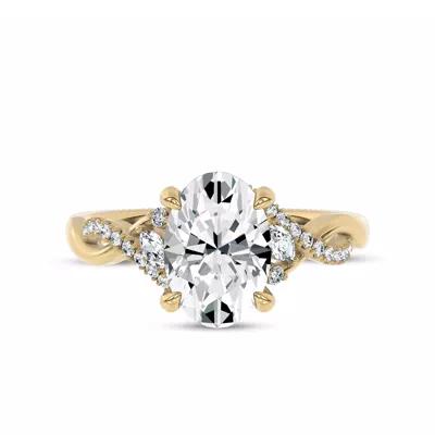 Petal Veil Lab Engagement Ring by Christian Siriano
