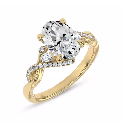 Petal Veil Engagement Ring by Christian Siriano