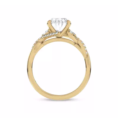 Petal Veil Engagement Ring by Christian Siriano