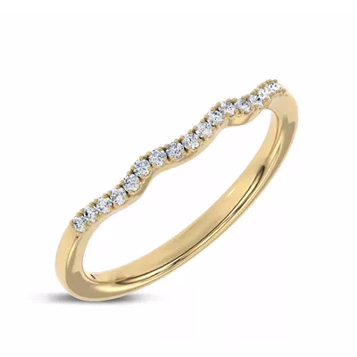 Kerry Contour Pavé Band