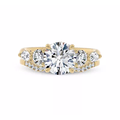 Kerry Contour Pavé Band