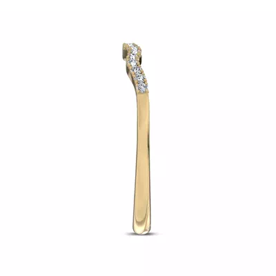 Kerry Contour Pavé Band