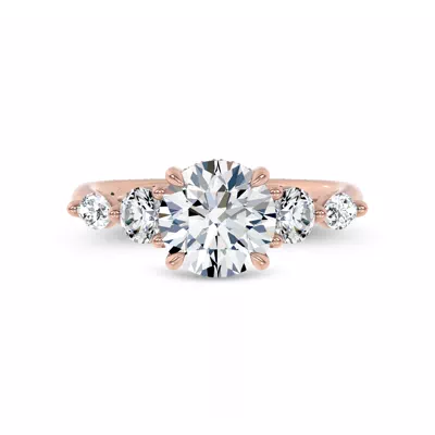 Kerry Mixed Shape Lab Engagement Ring