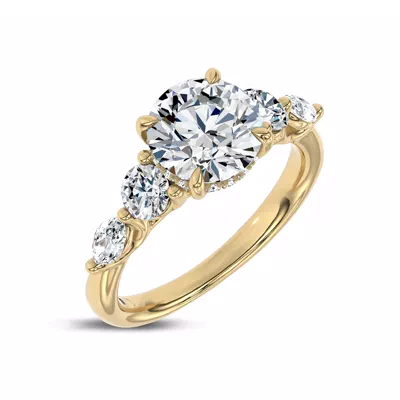 Kerry Mixed Shape Engagement Ring