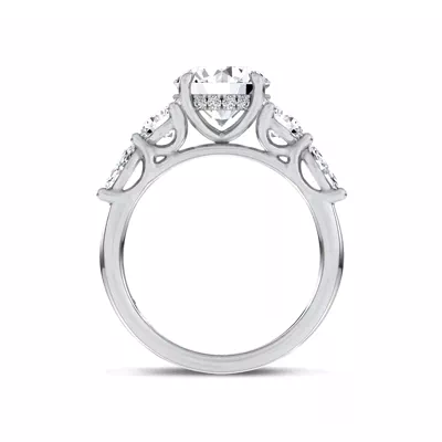 Kerry Mixed Shape Lab Engagement Ring