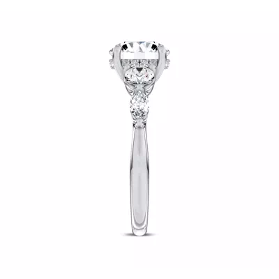 Kerry Mixed Shape Engagement Ring