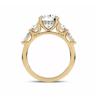 Kerry Mixed Shape Lab Engagement Ring