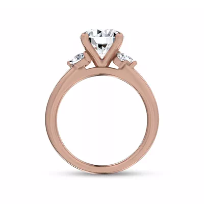 Serenity Marquise And Round Diamond Accent Engagement Ring
