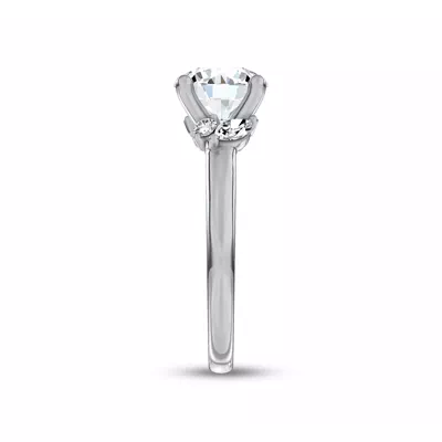 Serenity Marquise And Round Diamond Accent Engagement Ring