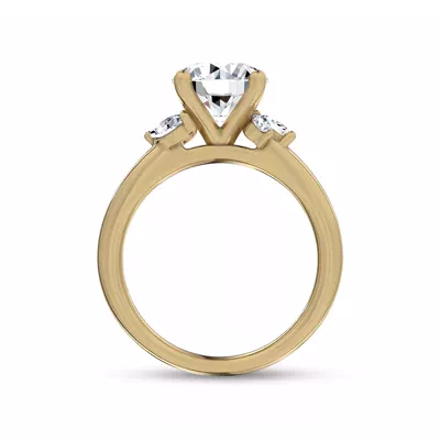 Serenity Marquise And Round Diamond Accent Engagement Ring