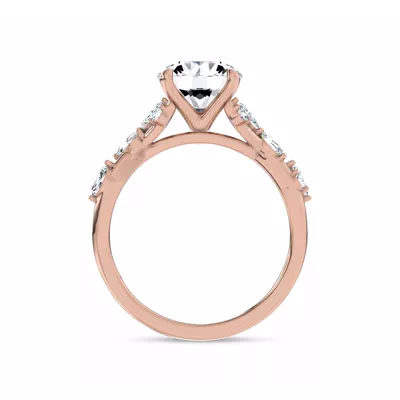 Jardin Valentina Mixed Shape Lab Engagement Ring by Christian Siriano