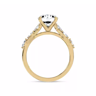 Jardin Valentina Mixed Shape Lab Engagement Ring by Christian Siriano