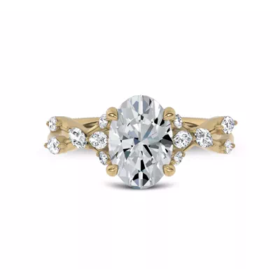 Jardin Valentina Mixed Shape Lab Engagement Ring by Christian Siriano