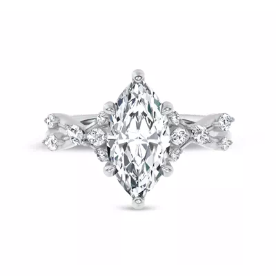 Jardin Valentina Mixed Shape Lab Engagement Ring by Christian Siriano
