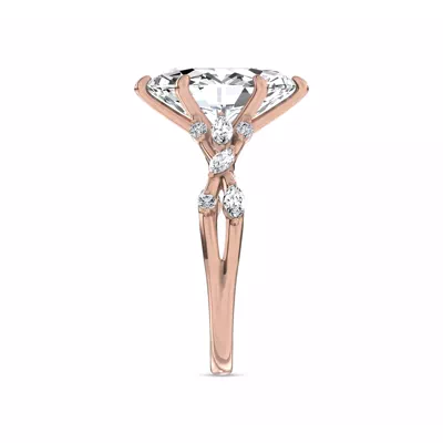Jardin Valentina Mixed Shape Lab Engagement Ring by Christian Siriano