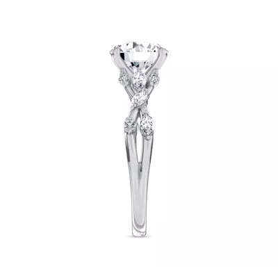 Jardin Valentina Mixed Shape Lab Engagement Ring by Christian Siriano