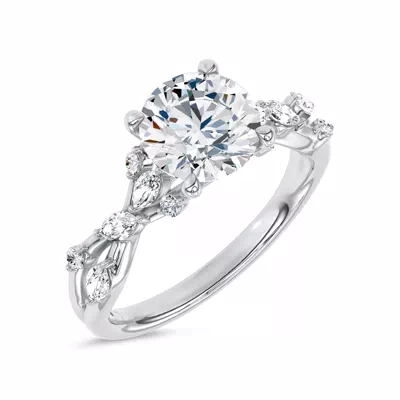 Jardin Valentina Mixed Shape Engagement Ring by Christian Siriano