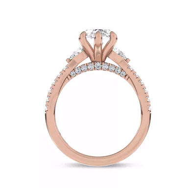 Ardora Pear Lab Engagement Ring by Christian Siriano