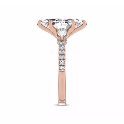 Ardora Pear Lab Engagement Ring by Christian Siriano